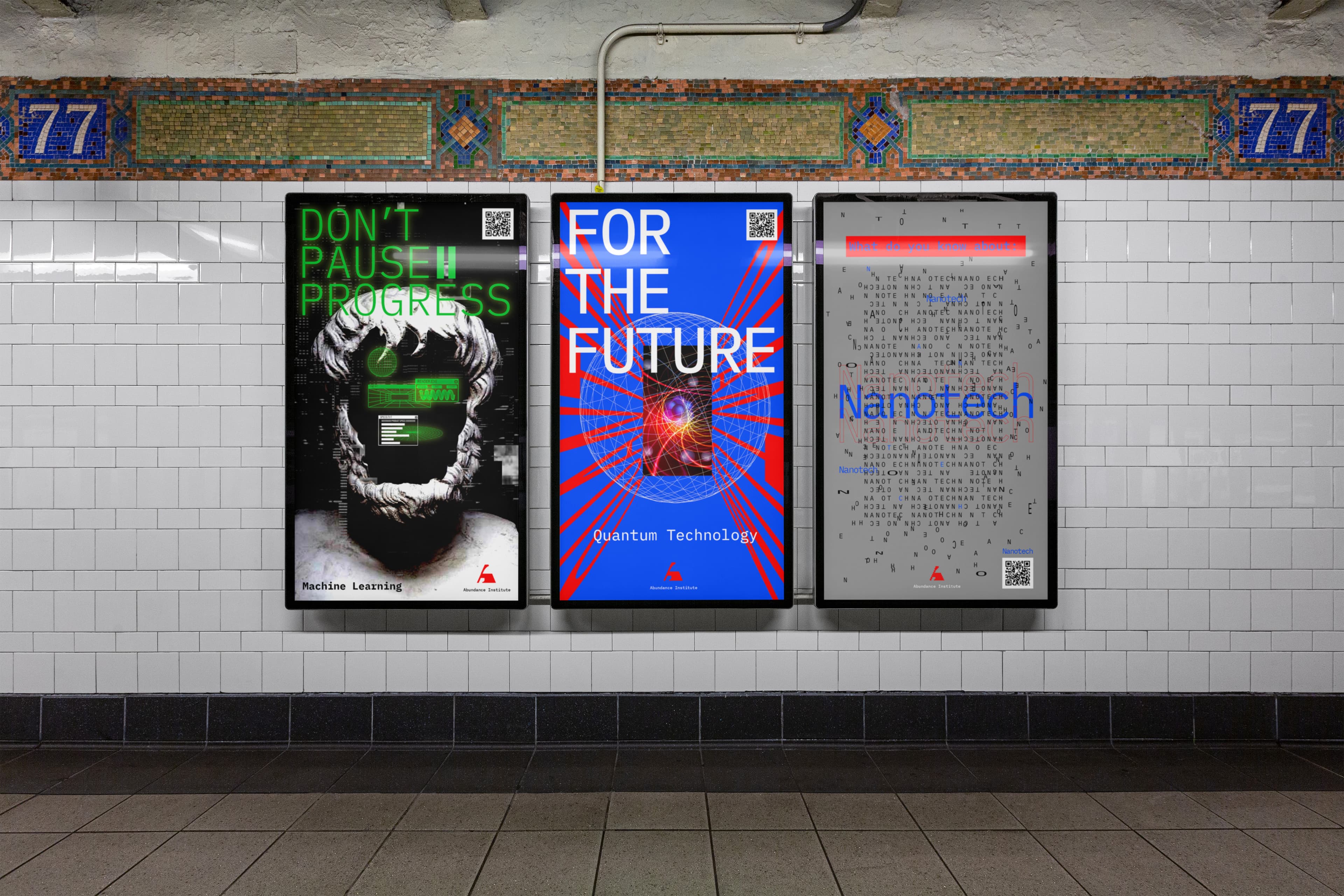 Abundance Institute subway ad